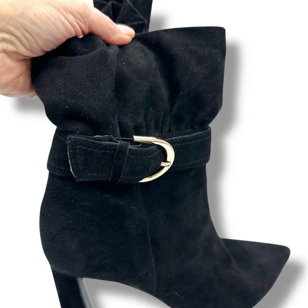 Joie black suede